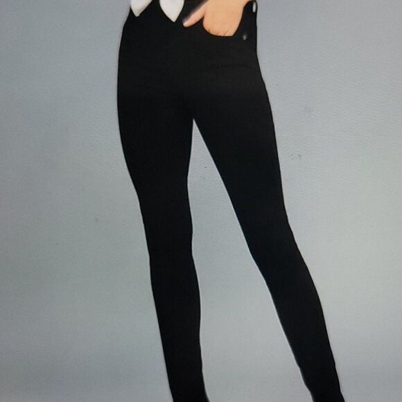 AGOLDE Sophie black high waist skinny jeans 27 - Picture 2 of 11